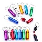 Водонепроницаемый алюминиевый чехол для таблеток, контейнер для бутылок и лекарств, брелок контейнер медицинский бокс, уход за здоровьем