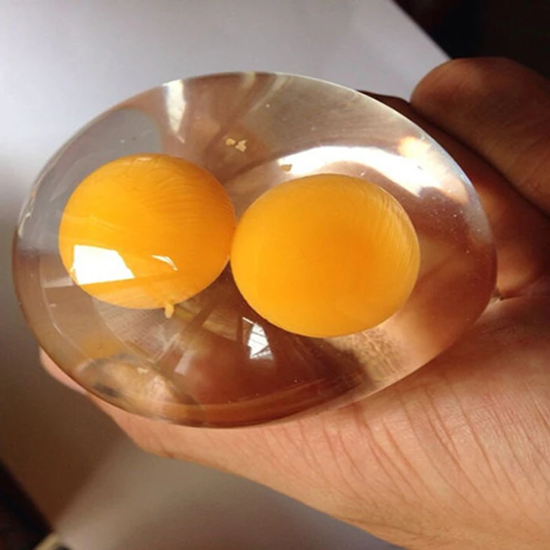 Новинка мягкий расслабляющий прозрачный водный шар реалистичный двойной желток
