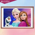 Алмазная живопись 5D, Дисней, Холодное сердце, Эльза и Анна, бриллиантовая вышивка, Набор для вышивки крестиком, художественная мозаика из смолы, подарки для домашнего декора