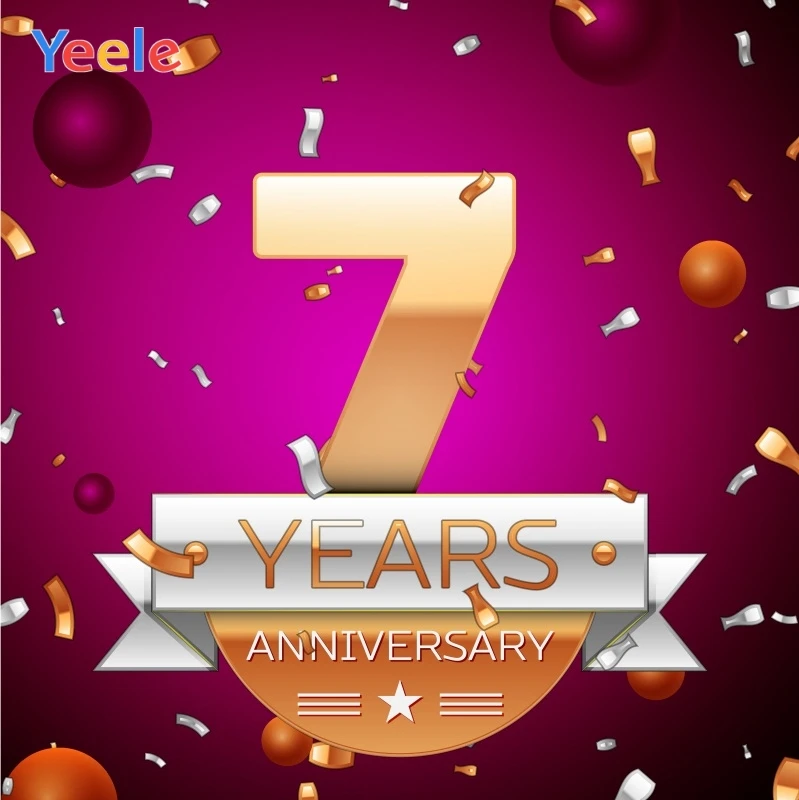 

Yeele Anniversary Photocall Party Garlands Decor Photography Backdrops Personalized Photographic Backgrounds For Photo Studio
