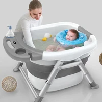 baby bathtubs for infants childrens folding bath bucket multifunctional bathtub large 0 15 growth stage bathtub wy72906