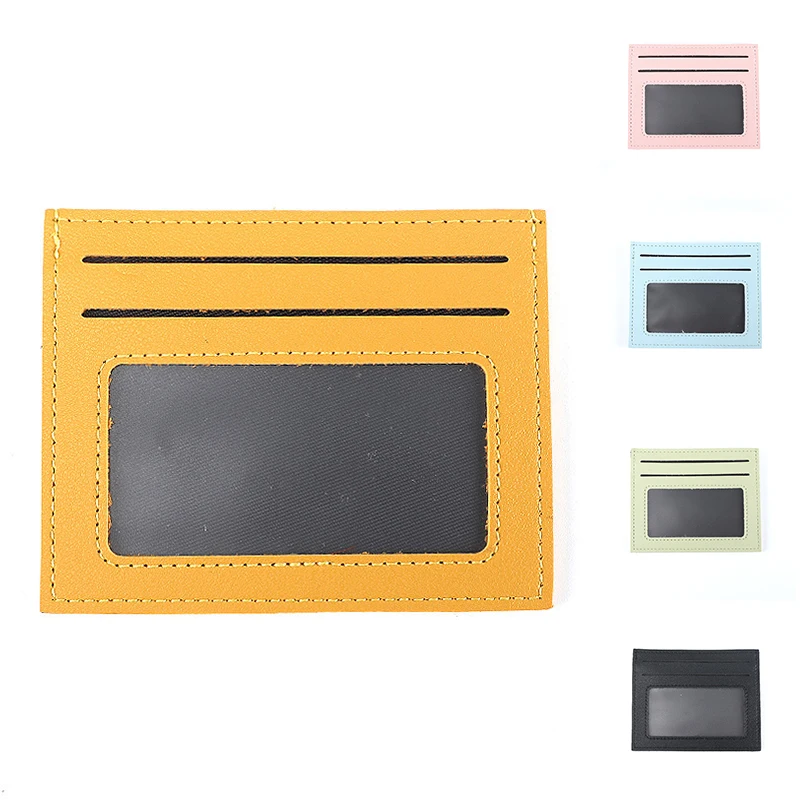 

1PC Small Wallet Credit Multi-Card Holders Package Fashion PU Function Zipper Ultra-Thin Organizer Case Student Women Coin Purse