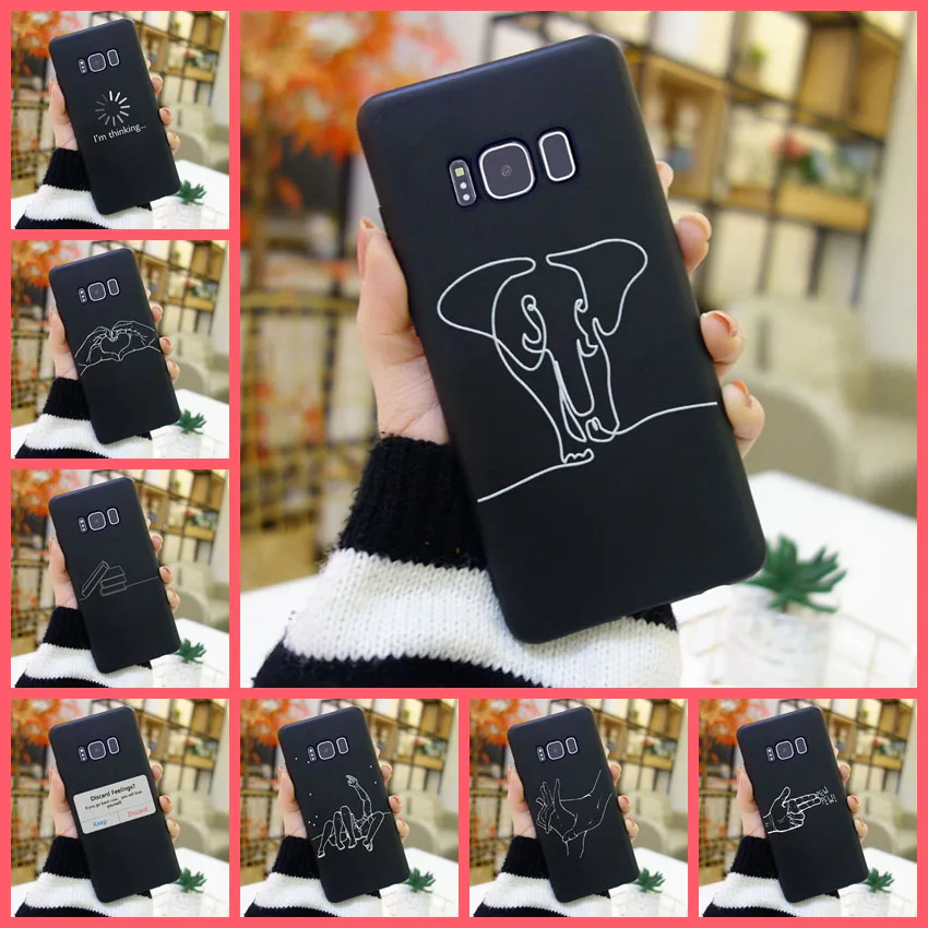 Силиконовый чехол-накладка для Samsung Galaxy Note 9 8 5 4 S8 S9 Plus S5 S6 S7 Edge | Мобильные телефоны