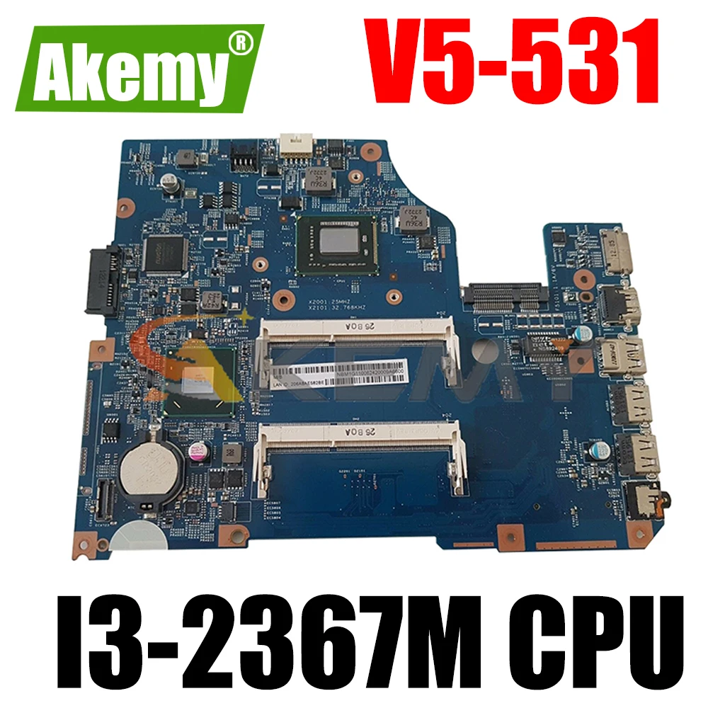 

For ACER Aspire V5-531 I3-2367M Laptop motherboard 11324-1 SLJ8C DDR3 Notebook Mainboard