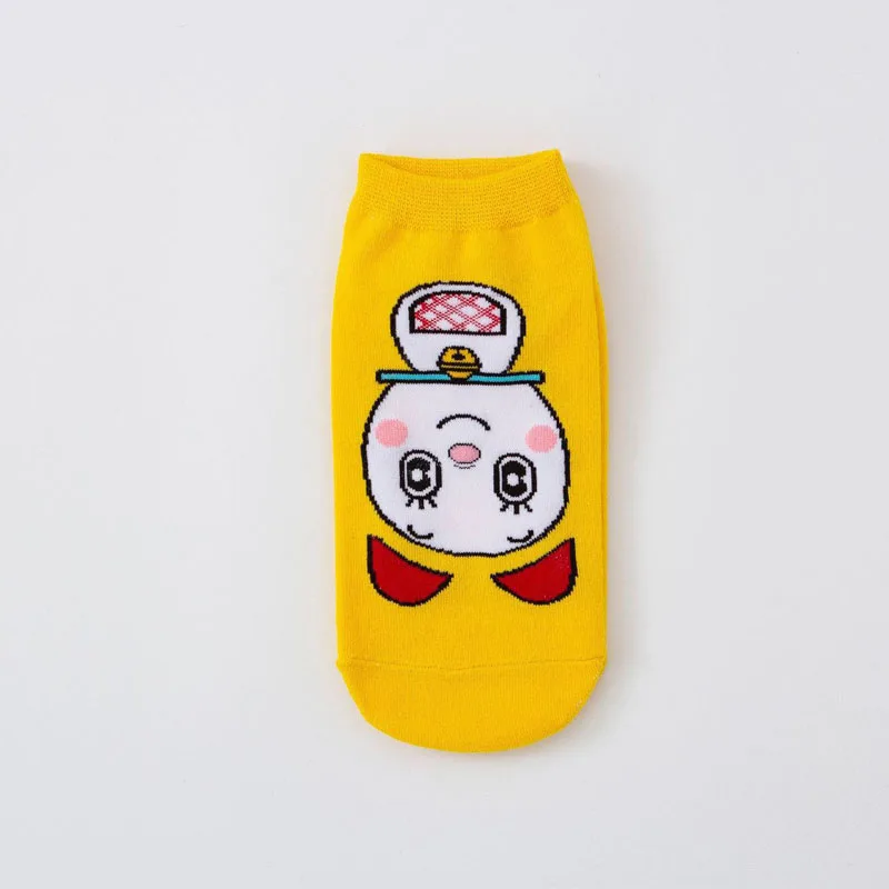 Новые весенне осенние хлопковые смешные носки Харадзюку для женщин новый дизайн