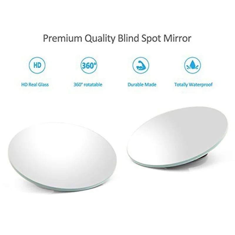 Угловое круглое выпуклое зеркало для слепых зон парковки заднего вида 360 градусов выпуклый широкоугольный