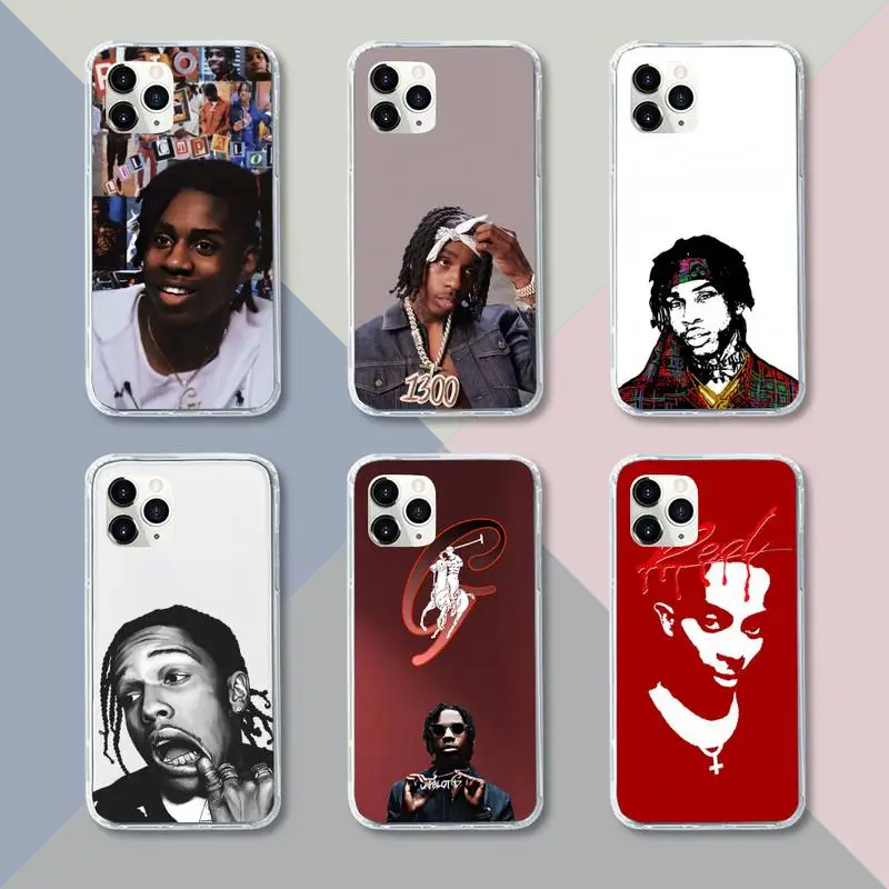 

rapper polo g Phone Case Transparent For iPhone 13 12 11 pro mini XS XR X max 5 6 s 7 8 plus Soft Clear Mobile bags
