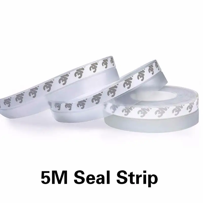 

5 Meter Self Adhesive Door Seal Strip Weather Stripping Silicone Bottom Door Seal Soundproof Doors And Windows Weather Stripping
