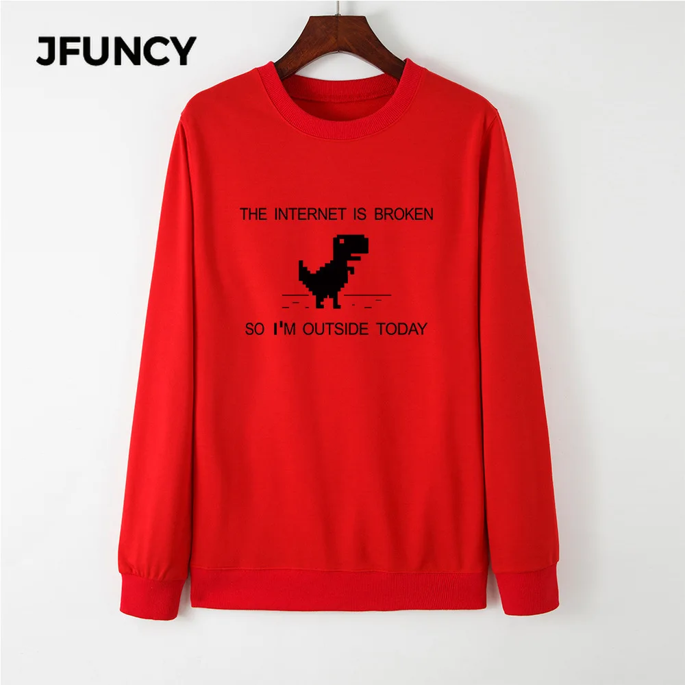 

JFUNCY 2020 Осенняя Женская толстовка с капюшоном, Повседневная Толстовка с круглым вырезом, пуловер с длинными рукавами, модные женские топы с п...