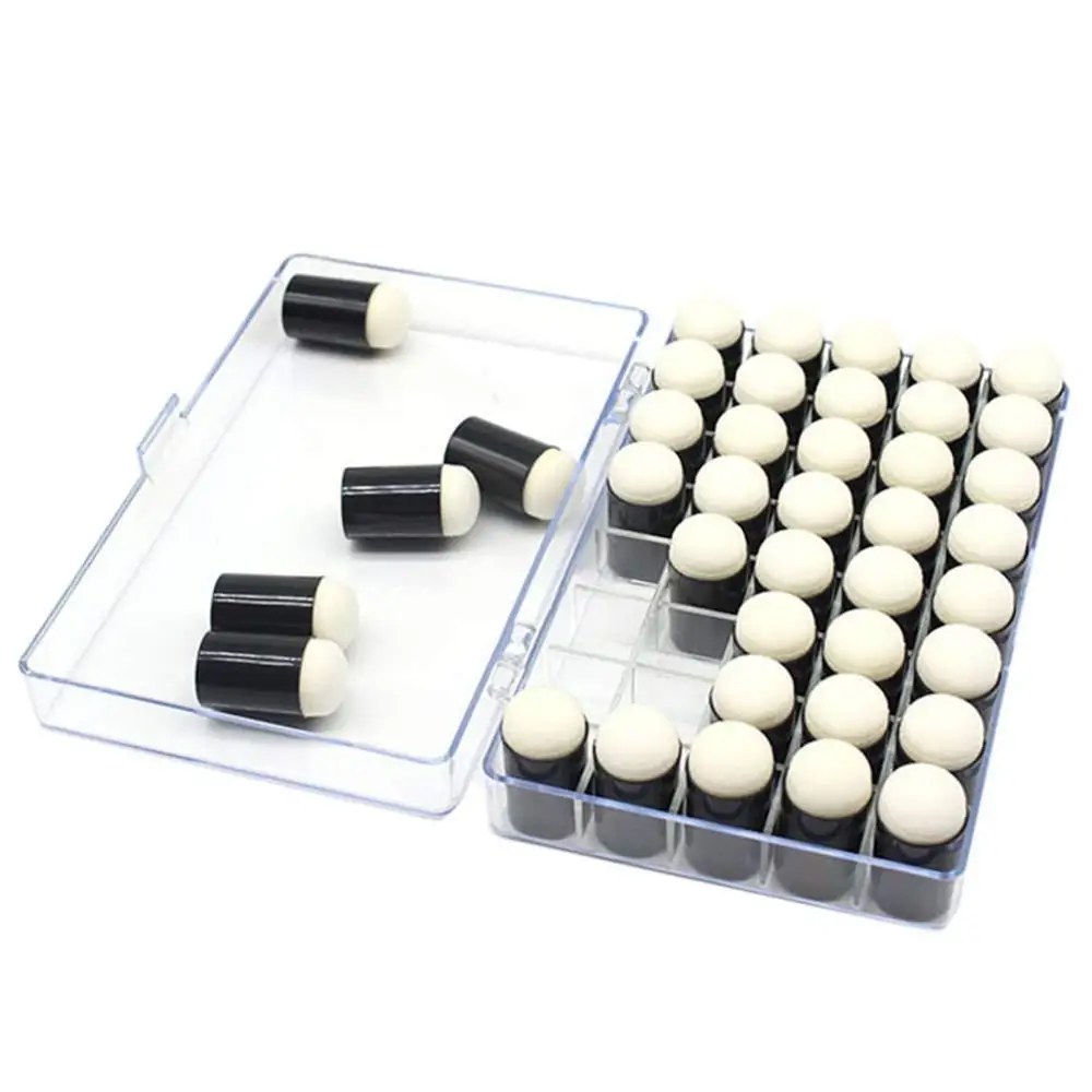 48 шт. губка подушечка s чехол для хранения Подушечка штамповки рисования