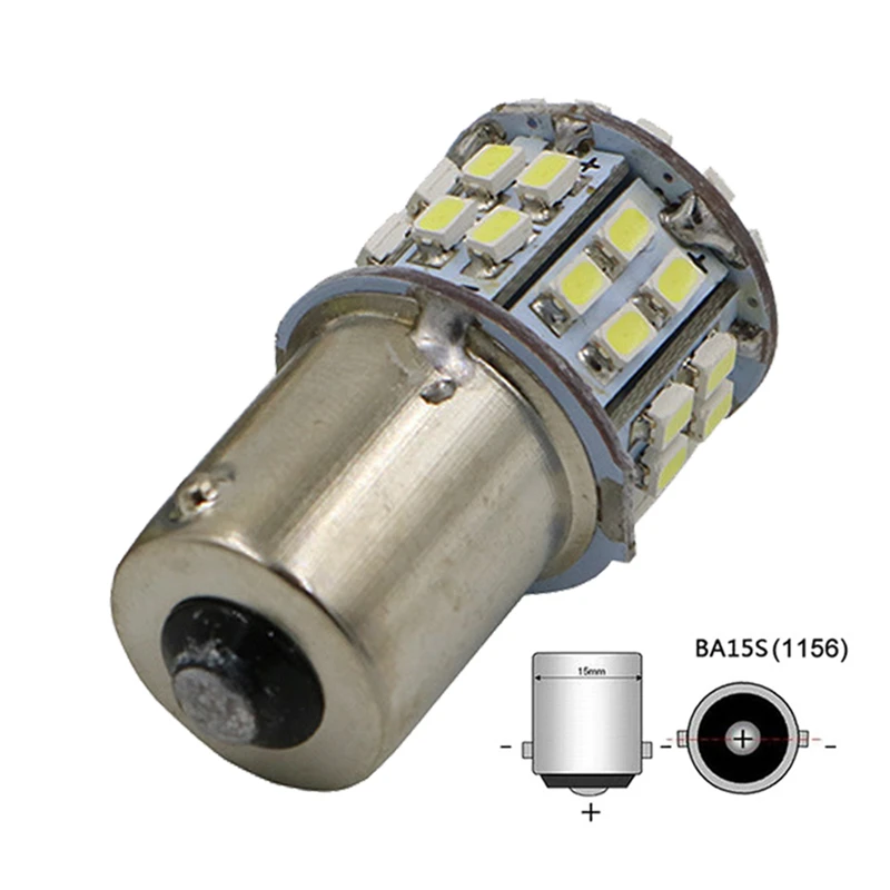 100 шт. Оптовая продажа Детское нижнее белье 1157 50 светодиодный 1156 BA15S BAY15D SMD 1206