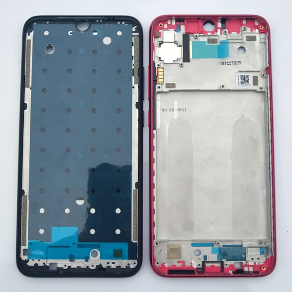 Оригинальный Корпус для Xiaomi Redmi Note 7 Новая рамка телефона ЖК-панель Средняя кнопка