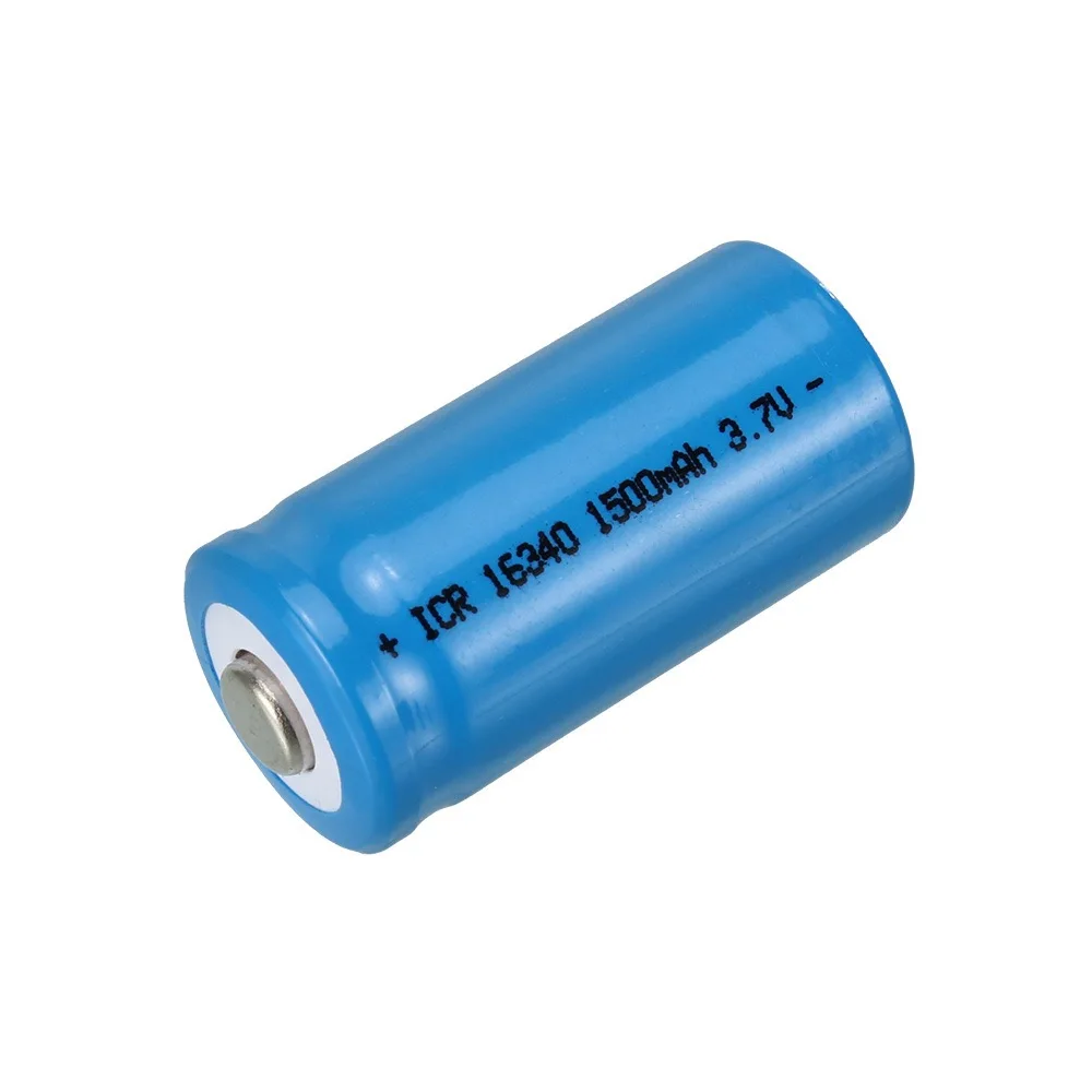 3.7V 1500mAh Rechargeable Li-ion Batteries 16340 CR123A Battery For LED Flashlight Travel Wall Charger battery | Электроника