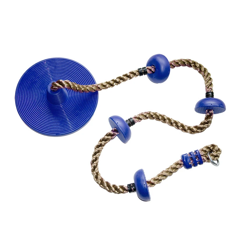 Веревка для альпинизма качели с подставкой ног платформой и дисковыми набор