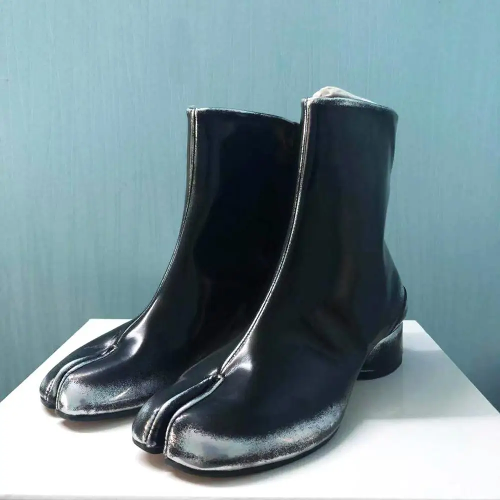 Sapatos Feminino/2019 г. модная женская обувь Зимние ботильоны Черная Женская в римском