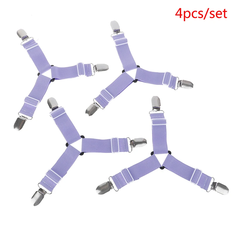 4 шт. Кровать Зажим для листов зажимы подтяжек шнур крюк петли застежки Adjustabl