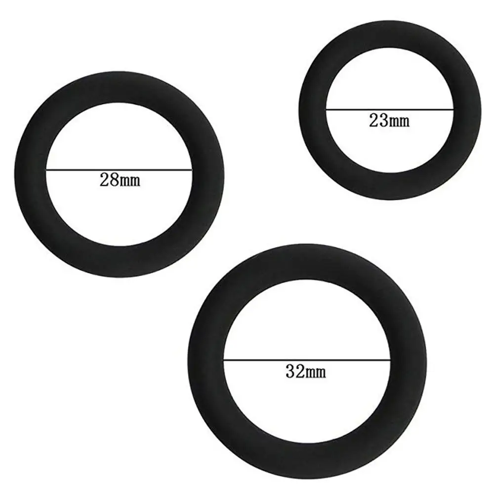 3 шт. набор колец для пениса кристалл задержки эякуляции Cockring силиконовый петух