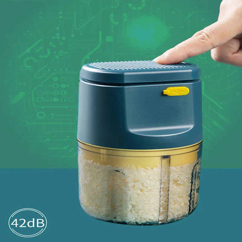 

Mini Electric Meat Grinder Rechargeable Household Electric Vegetable Cutter Kitchen Garlic Masher Push-type Cooking Appliances