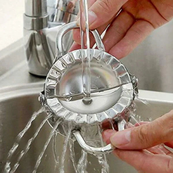 

Форма для изготовления пельменей из нержавеющей стали кухонный инструмент для выпечки с кольцевым резаком для муки SCVD889