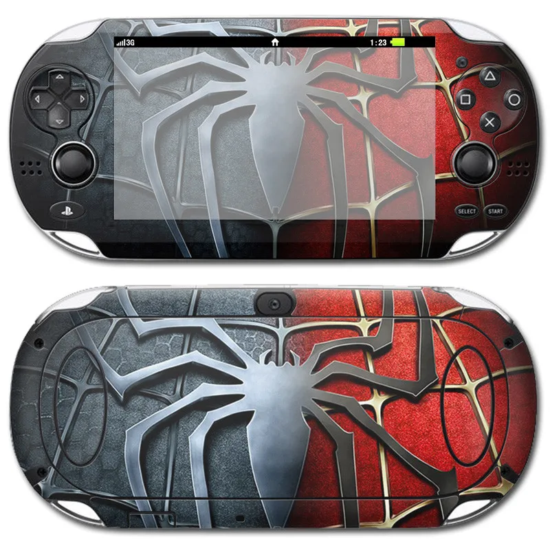 Наклейка из кожи человека-паука для PS Vita psv 1000, наклейки для видеоигр s, Виниловая наклейка Ptotector, чехол для Play Station psv ita1000
