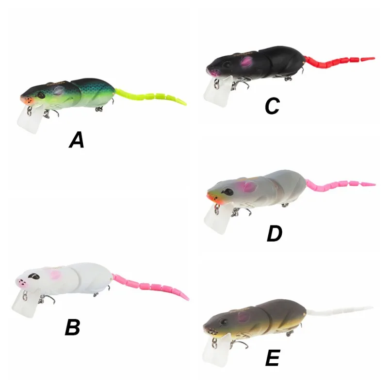 Искусственная рыболовная приманка 8 см/16 г пластиковая мышь искусственная со