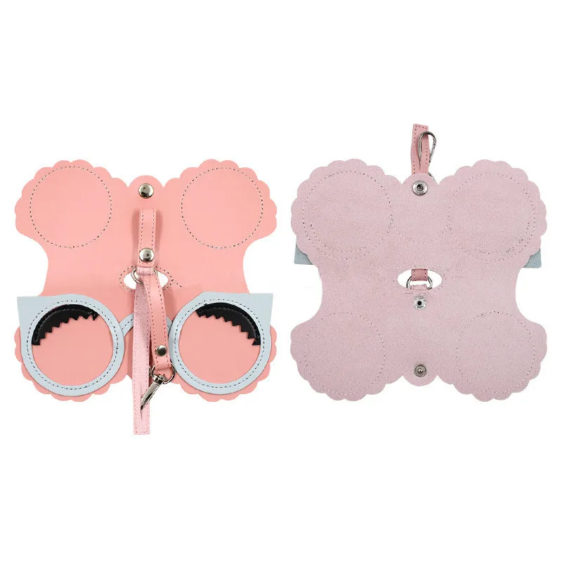 Чехол для очков из ПУ кожи с мультяшным рисунком аксессуары милая защитная сумка