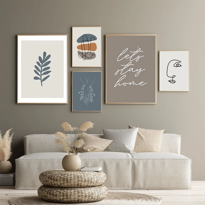 

Современные простые абстрактные линии в скандинавском стиле оформление гостиной крыльца картина подвесная живопись сердечник печать