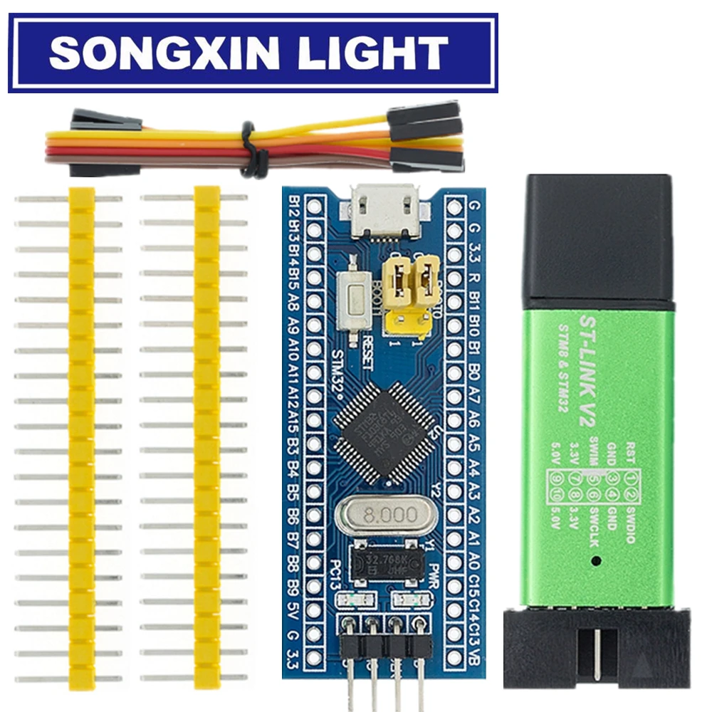 10 шт. STM32F401 STM32F411 макетная плата V3.0 STM32F401CCU6 STM32F411CEU6 STM32F4 обучения доска ST-LINK V2