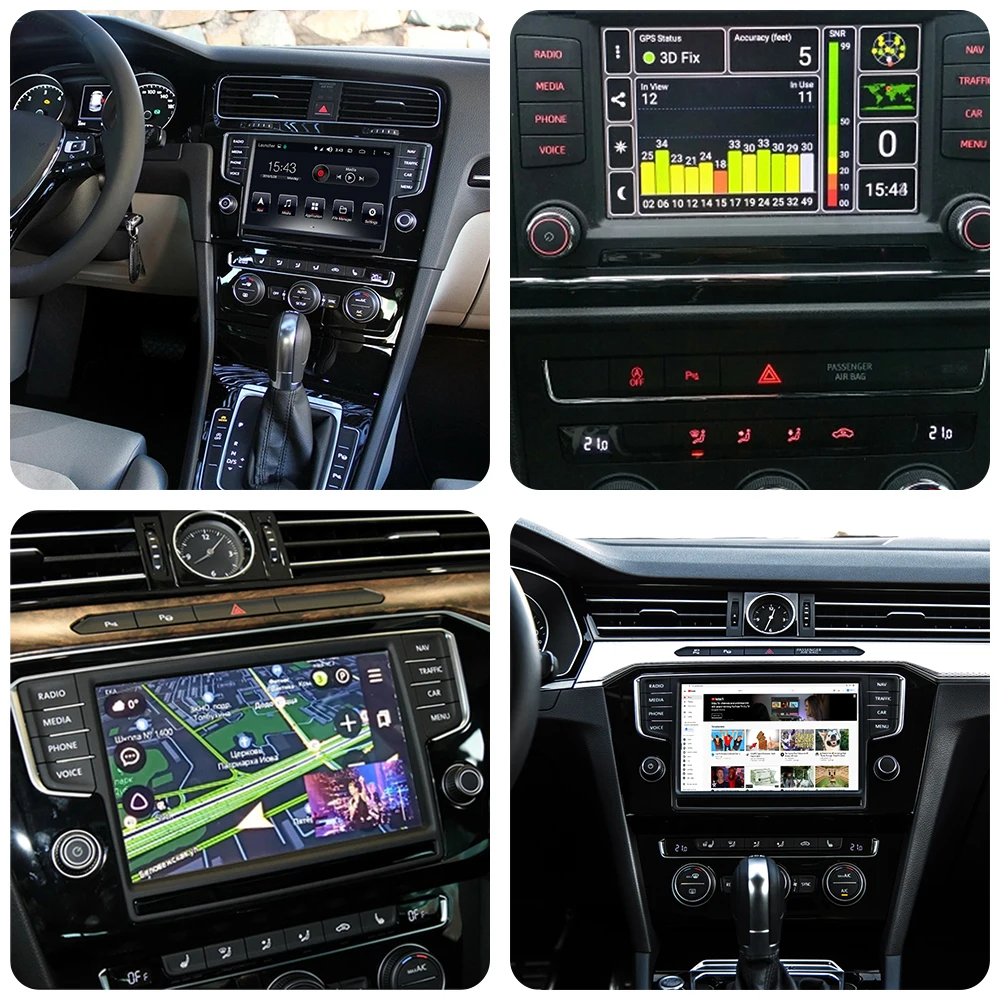 Android 9 0 Аудио мультимедийный GPS навигатор 4G для Volkswagen VW Tiguan Polo Golf 5 6 Passat B7 8 7 Seat Skoda