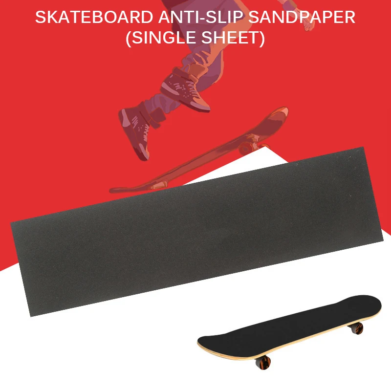 Черная наждачная бумага для защиты скейтборда на открытом воздухе нескользящая