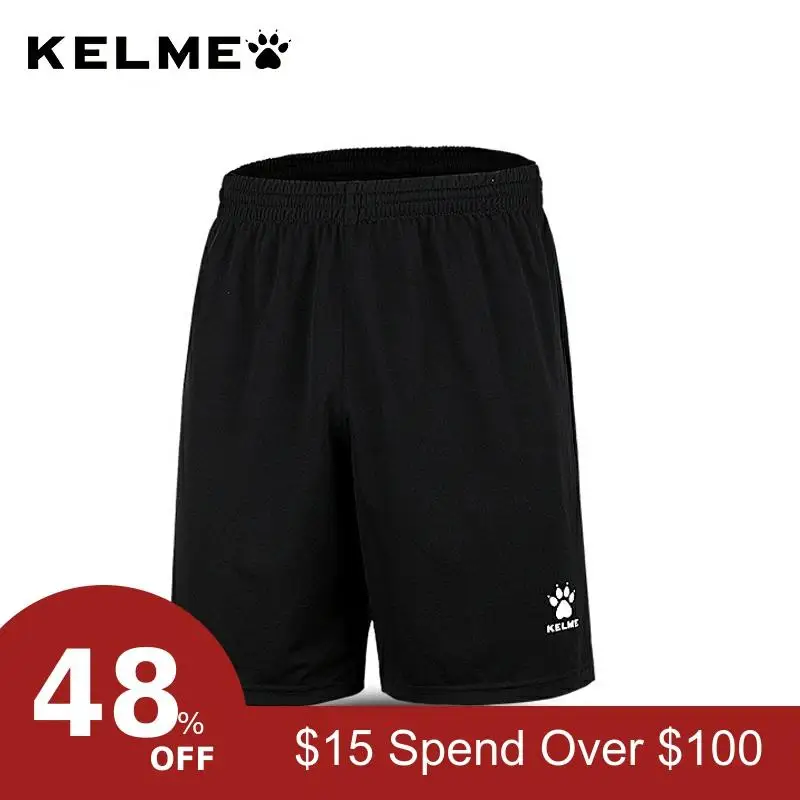KELME/детские спортивные и тренировочные шорты для футбола, быстросохнущие свободные шорты для бега Кроссфит K15Z435
