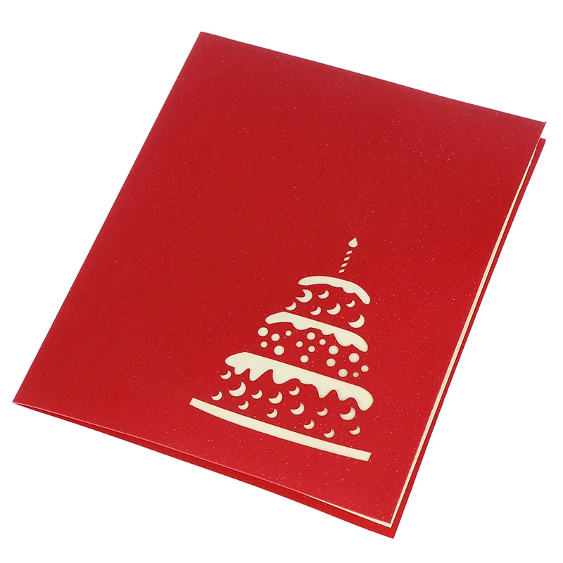 3D счастливого дня рождения дневной свет с конвертом новые поздравительные