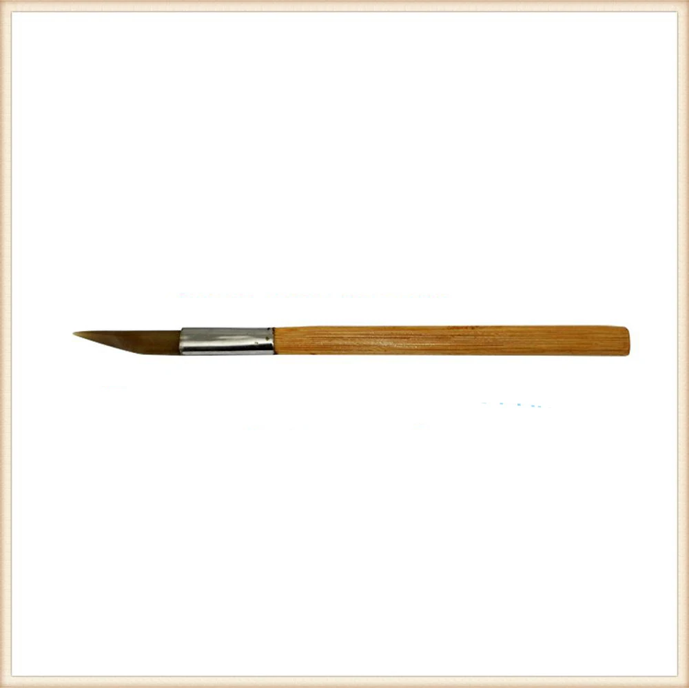 10 Agate Burnisher Polishing Knife Edge Set With Bamboo Iron Handle Gold Silver Metal Polishing Jewelry Making Processing Tool