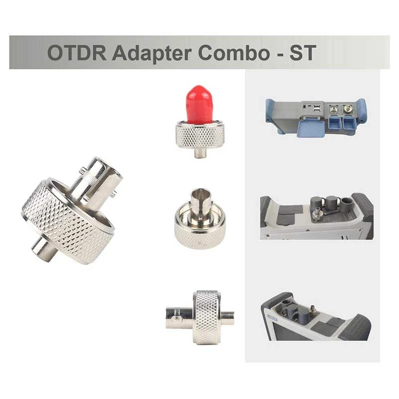 

OTDR Adapter FC SC ST LC Connector Fiber Optic Adaptors for OTDR Tester (Adapter Combo)
