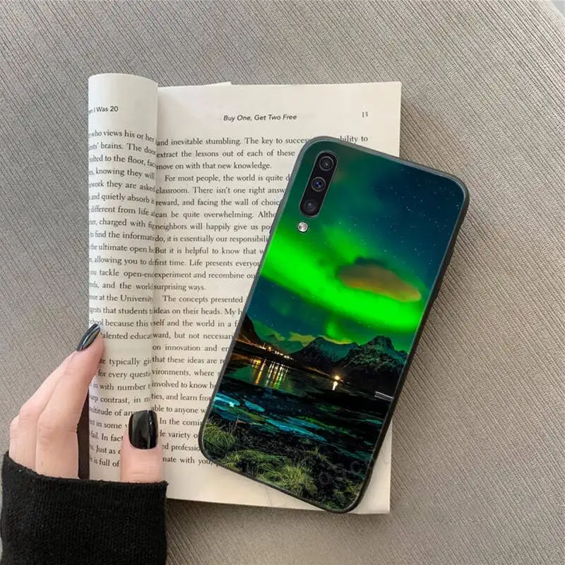 

Beautiful aurora natural wonder Phone Case For Samsung Galaxy A 3 6 7 8 10 21 01 11 31 91 10S 20S 30S 50S PLUS