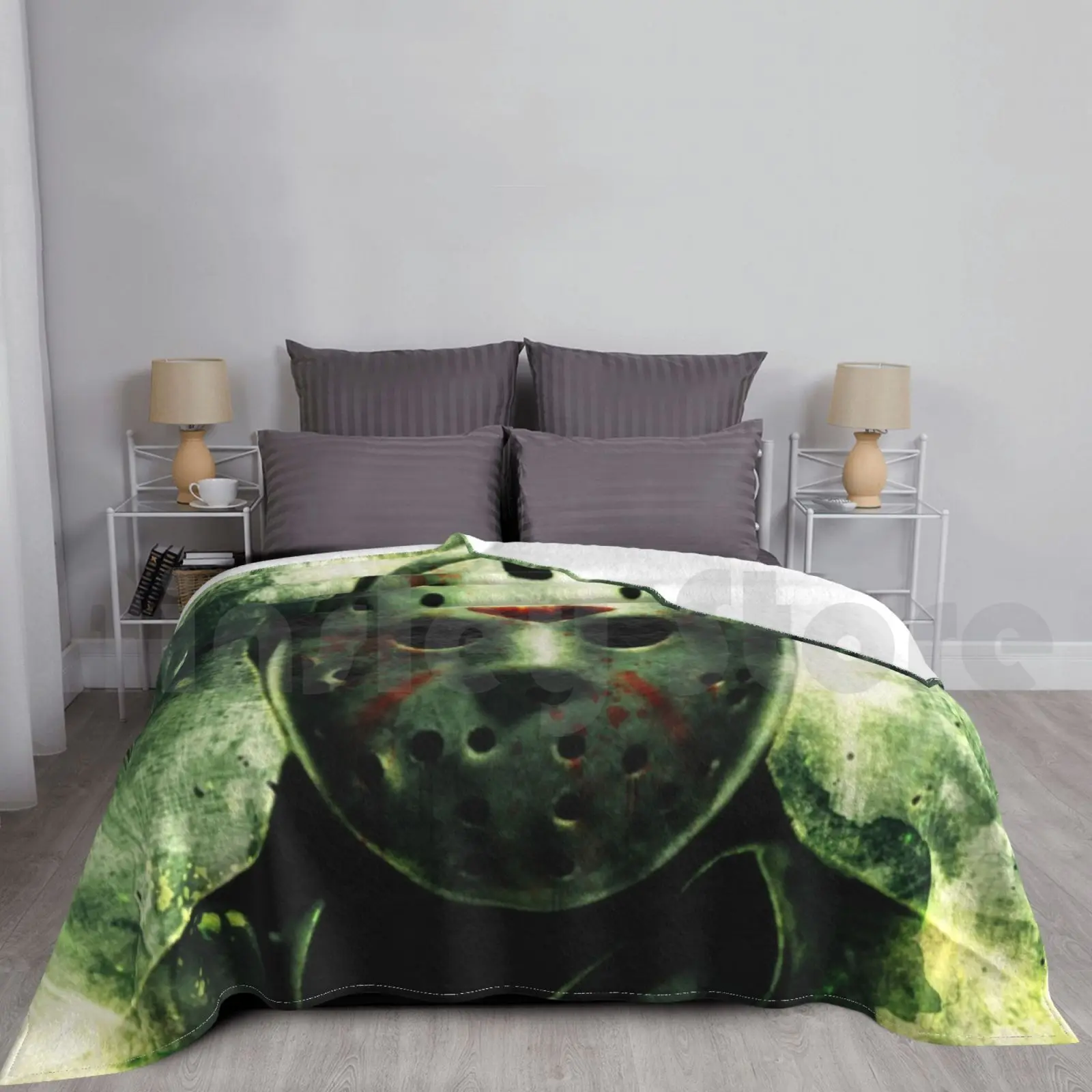 

Blanket Fashion Custom Jason Voorhees Horror Movie Art Movie Camp Crystal Lake Jason Voorhees