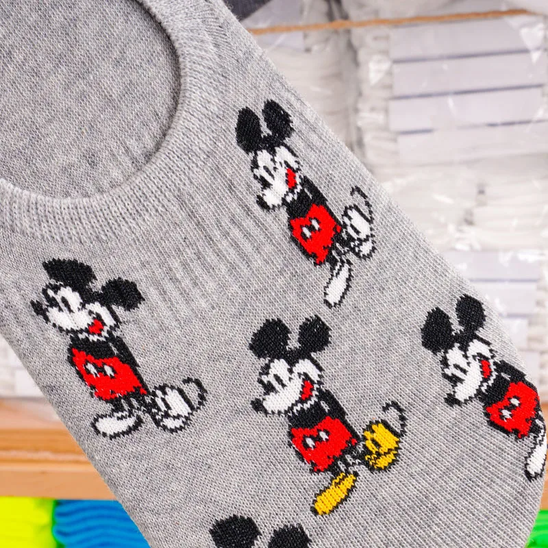 Disney новые мужские Носки с рисунком Микки Мауса хлопковые носки мужские повседневные носки большого размера