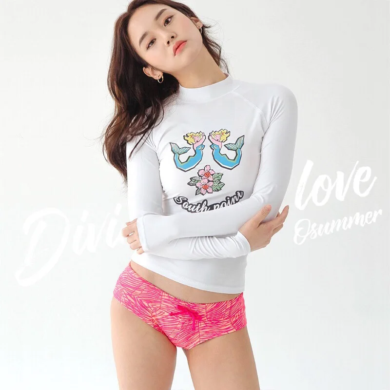 

Diving suit white swimsuit snorkeling jellyfish clothing
