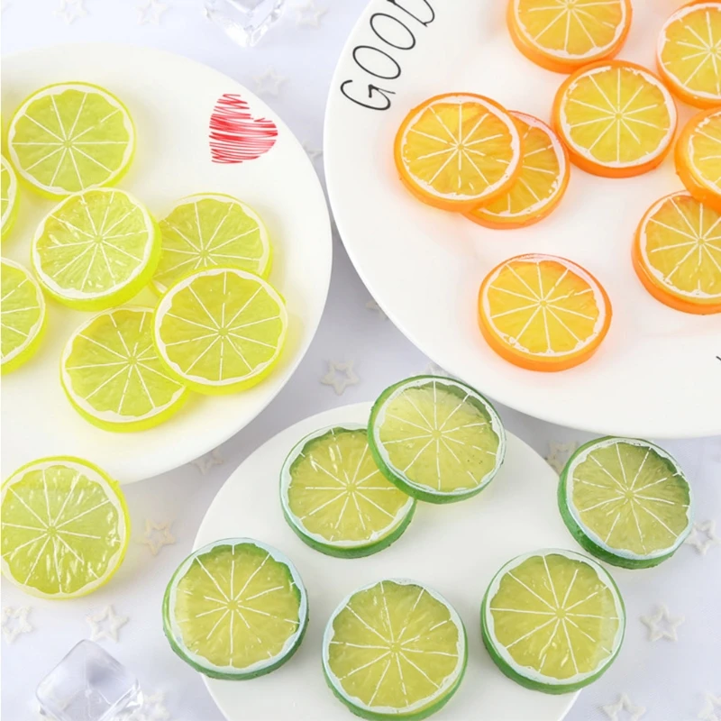 

20 шт., искусственные фрукты, лимон