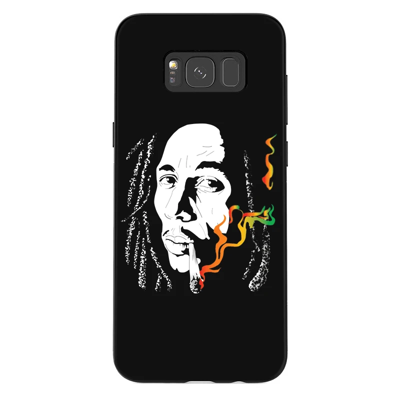 Чехол для телефона для samsung J6 A70 A60 A50 A40 A20 A30 A10 A7 A6 A5 A3 A8 A9 чехол от bob marleys раста Лев регги "сделай сам" - Цвет: B8