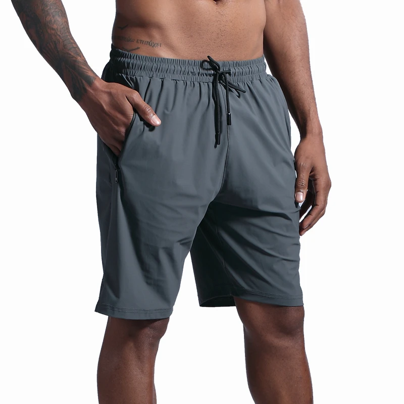 

Running Shorts Men Training Marathon Quick Dry cool thin Fitness Gym Sport Shorts With zipper Pocket Plus Running Shorts Jogger