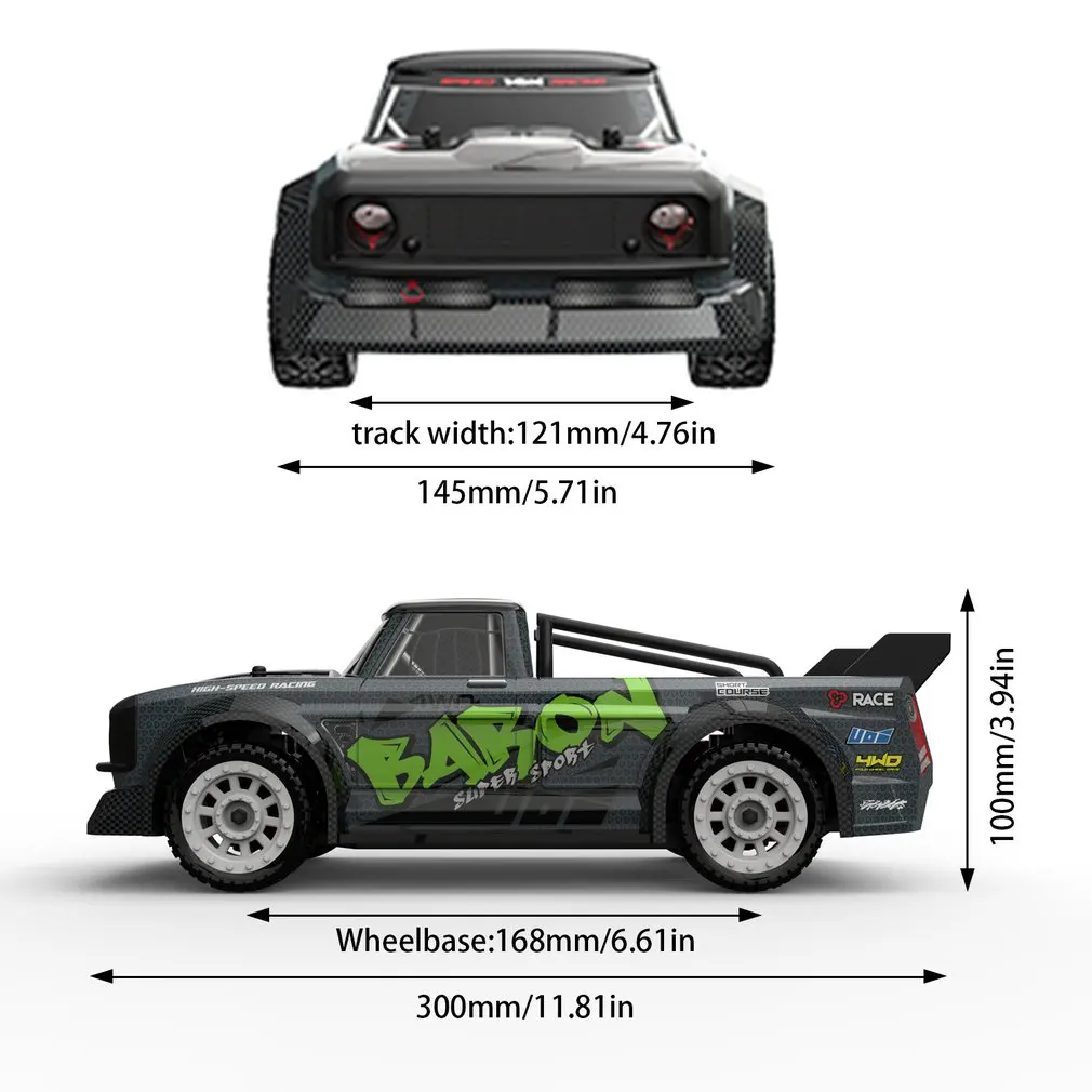 1/16 Electric Model 2.4G 4WD High Speed Car SG-1603PRO Full Scale Remote Control Car 50km Horizontal Running RC Drift Car enlarge