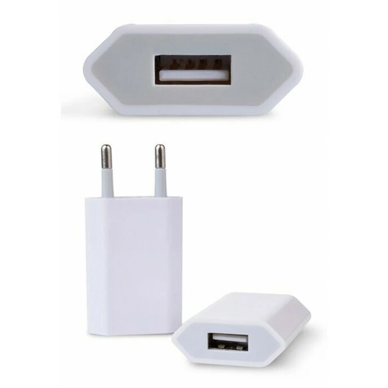 1 шт. универсальное Европейское USB зарядное устройство для путешествий с