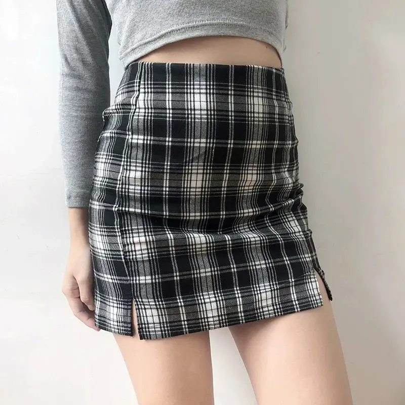 Юбка-карандаш Женская трапециевидная с завышенной талией и мультяшным принтом |