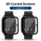 Защитная пленка из мягкого Стекловолокна 3D для Amazfit Watch GTS2 Mini, защита на весь экран для Xiaomi Amazfit GTS 2 Mini