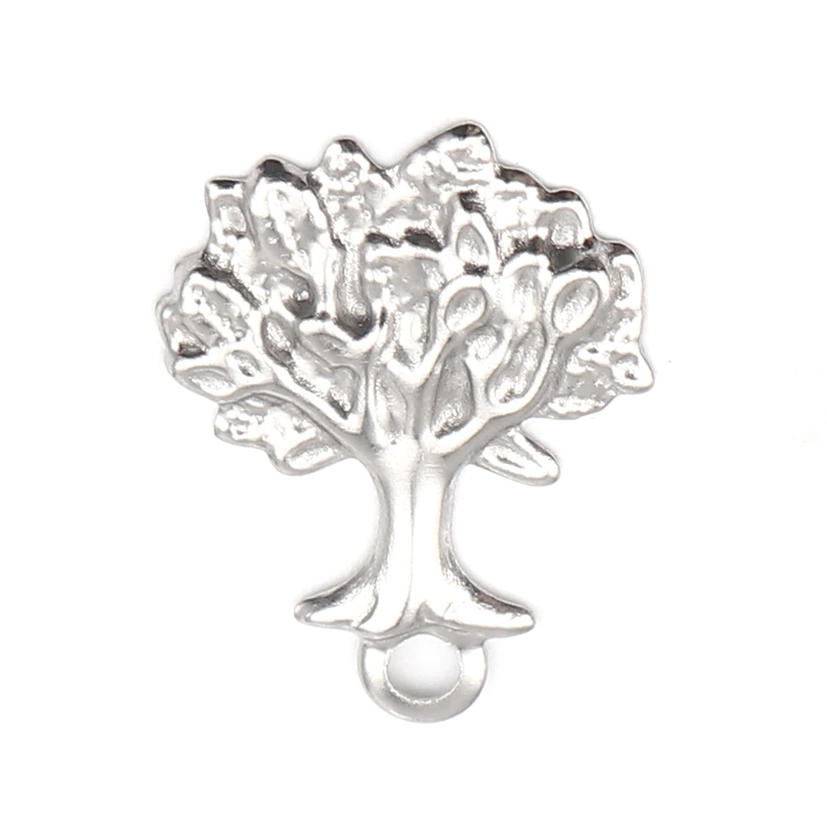

10PCs Fashion Stainless Steel Tree Elephant Charms Pendant For Women Jewelry Bracelets Neckalce Making Findings 21mm x 16mm