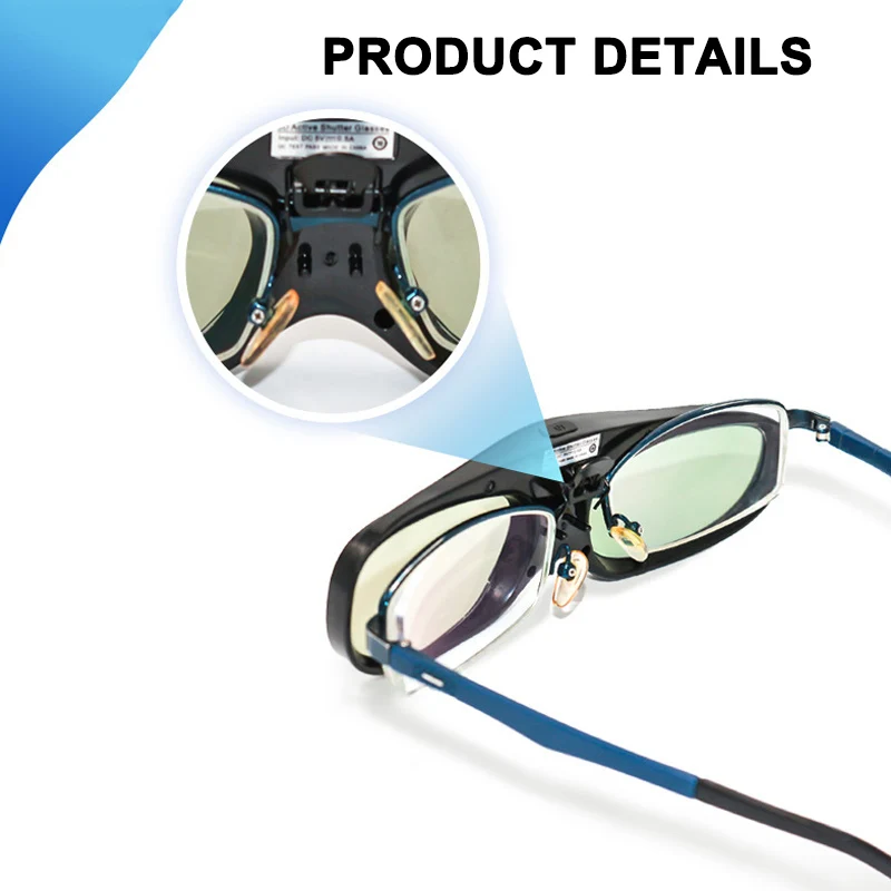 Новинка 3D DLP Link активные очки HD жидкокристаллические линзы Bluetooth для ТВ проектора