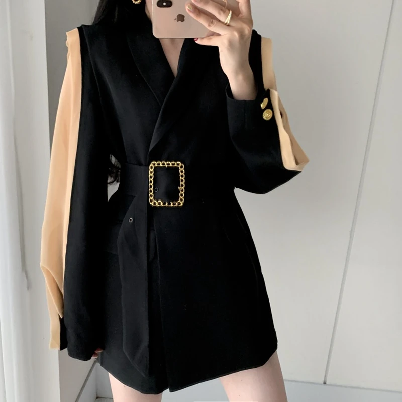 Стильный высококачественный весенне-осенний модный костюм 2021 года куртка с