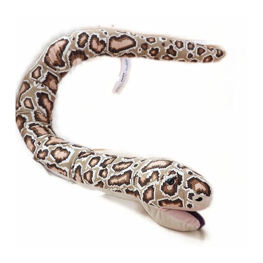 Детская плюшевая мягкая игрушка имитация змеи питона на Рождество день рождения