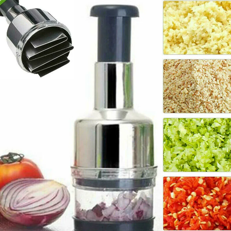 

Hig Original Food Chopper With Stainless Steel Blades Vegetable Chopper Gadget Mini Chopper For Salads Kitchen Accessory DOG88